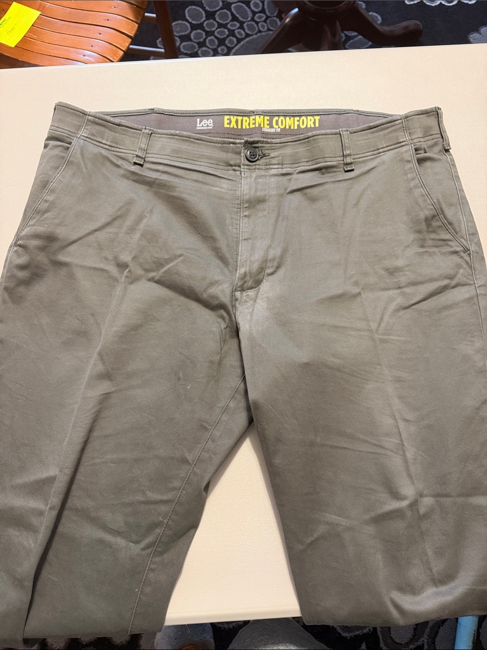 Lee Men's Extreme Comfort Chino Pants - Olive